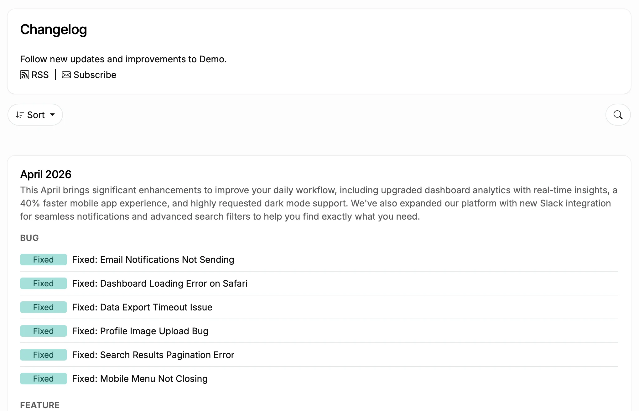 Full changelog