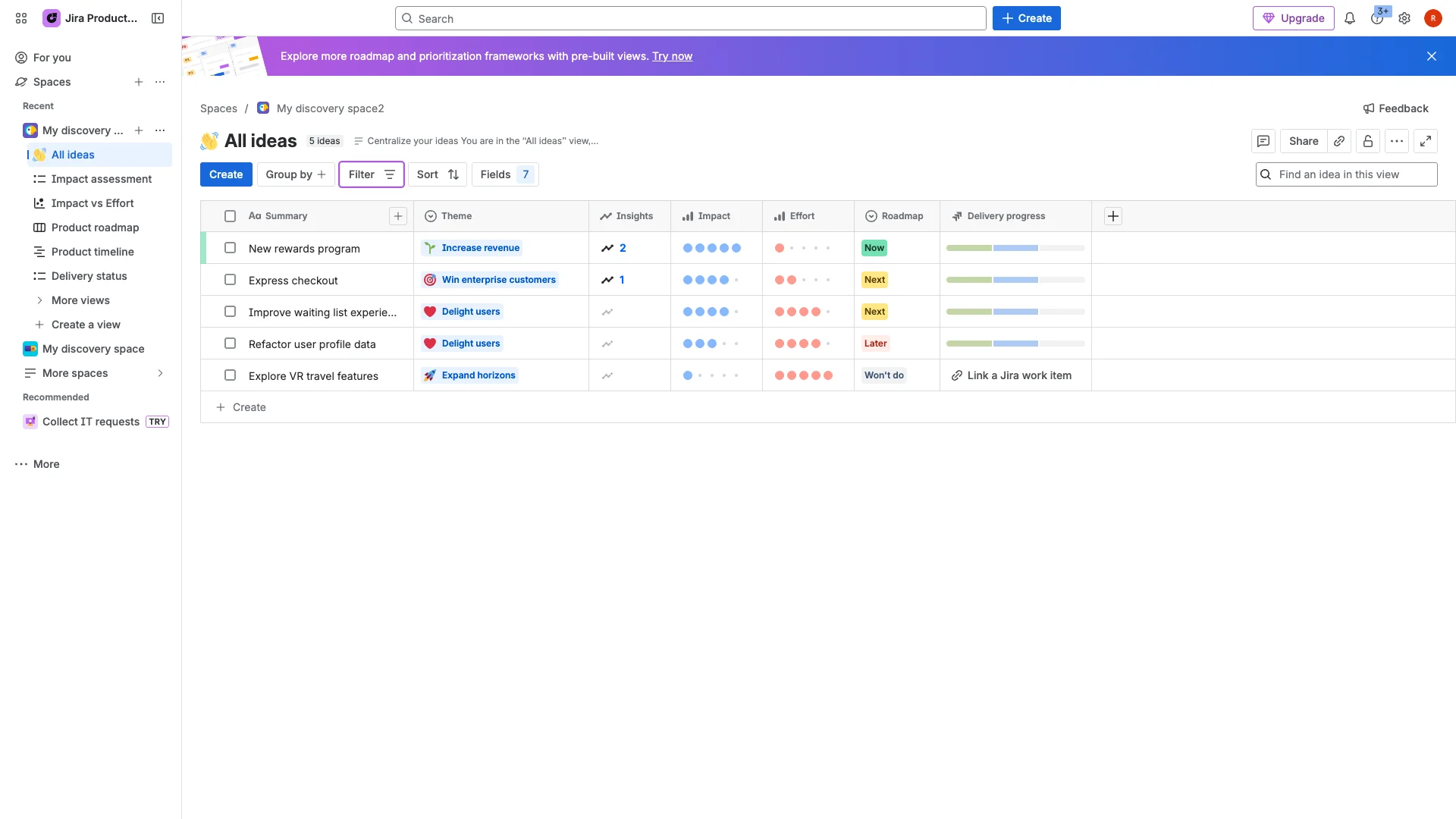 Jira Product Discovery