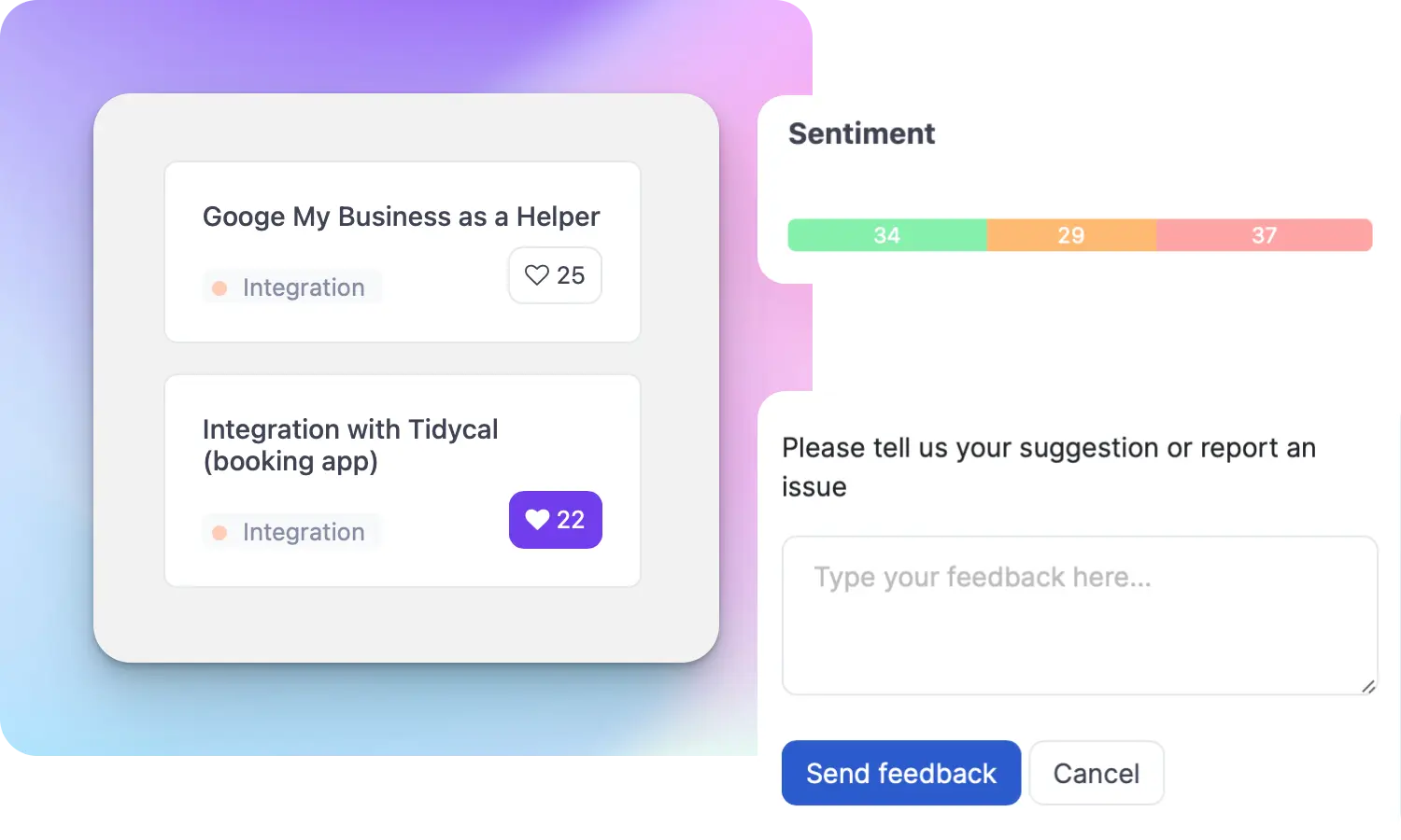 ProductLift dashboard preview
